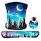 AIMSA Ergonomic Keyboard Wrist Rest and Mouse Pad with Wrist Support Set Memory Foam NonSlip Rubber Base for Gaming Working Home Office Easy Typing Pain Relief Forest Moon Sky