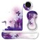 BVDIKMI Keyboard Wrist Rest Mouse Pad Mouse Wrist Rest Support Set Coaster Ergonomic Memory Foam Mouse and Keyboard Pad Set for Laptop Computer Office Home Working Gaming Purple Butterfly
