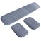 AUHOKY 2 Sets Ergonomic Computer Wrist Pad Long Short Size Combination Keyboard Rest Elbow Support Mat for Office Desktop Working Gaming Memory Foam Relieve Elbow Pain Gray