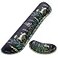 Dapesuom Enlarge Keyboard Wrist Rest Memory Foam Wrist Cushion for Desk Mat Support Cute Pain Relief Keyboard Mouse Pad Rests Set with NonSlip Base for Gaming Laptop Office Computer Elegant Flower