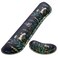 Dapesuom Enlarge Keyboard Wrist Rest Memory Foam Wrist Cushion for Desk Mat Support Cute Pain Relief Keyboard Mouse Pad Rests Set with NonSlip Base for Gaming Laptop Office Computer Elegant Flower