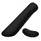 Dapesuom Enlarge Keyboard Wrist Rest Memory Foam Wrist Cushion for Desk Mats Support Cute Typing Pain Relief Keyboard Mouse Pad Rests Set with NonSlip Base for Gaming Laptop Office Jet Black
