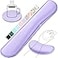 Gimars Upgrade Enlarge Gel Memory Foam Set Keyboard Wrist Rest Pad Mouse Wrist Cushion Support for Office Computer Laptop Mac Comfortable Lightweight for Easy Typing Pain Relief Purple