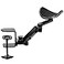 VIVO Universal Clampon Adjustable Armrest Desk Cradle Rotating Elbow Cushion Above Table Extension Platform Arm Support Black MOUNTARM01