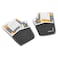 GRIFITI Fat Wrist Pad Ergodox 2 Piece Set 65 x 42 x 075 Mirror Wrists Rests Support Accessories for Gaming Computer Keyboard Sets Hand Rest Ergonomic Keyboards Pads Palm Resting Black Nylon