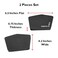 GRIFITI Fat Wrist Pad Ergodox 2 Piece Set 65 x 42 x 075 Mirror Wrists Rests Support Accessories for Gaming Computer Keyboard Sets Hand Rest Ergonomic Keyboards Pads Palm Resting Black Nylon