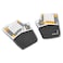 GRIFITI Fat Wrist Pad Ergodox 2 Piece Set 65 x 42 x 075 Mirror Wrists Rests Support Accessories for Gaming Computer Keyboard Sets Hand Rest Ergonomic Keyboards Pads Palm Resting Black Nylon
