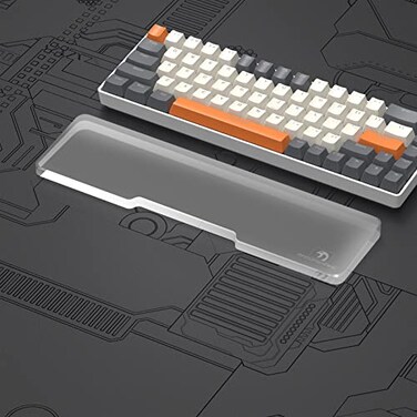 SELORSS Acrylic Keyboard Wrist Rest Compact 60 Keyboard Mechanical Keyboards Ergonomic Palm Rest for Computer KeyboardAntiSlip BaseWrist Pad for LaptopOffice HomeEasy Typing
