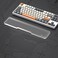 SELORSS Acrylic Keyboard Wrist Rest TENKEYLESS TKL 80 Keyboard Mechanical Keyboards Ergonomic Palm Rest for Computer KeyboardAntiSlip BaseWrist Pad for LaptopOffice HomeEasy Typing