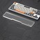 SELORSS Acrylic Keyboard Wrist Rest TENKEYLESS TKL 80 Keyboard Mechanical Keyboards Ergonomic Palm Rest for Computer KeyboardAntiSlip BaseWrist Pad for LaptopOffice HomeEasy Typing