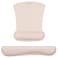 MOSISO Wrist Rest Support for Mouse Pad Keyboard Set Ergonomic Mousepad NonSlip Base HomeOffice Pain Relief Easy Typing Cushion with Neoprene Cloth Raised Memory Foam Apricot