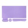MOSISO Keyboard Mouse Pad Set Large Gaming MousepadKeyboard Wrist RestMouse Wrist RestCoaster Ergonomic NonSlip MousepadEasy Typing Cushion with Memory Foam for Home Office Purple