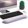 Dapesuom Enlarge Keyboard Wrist Rest Cute Memory Foam Keyboard Wrist Cushion for Computer Desk Mats Support Typing Pain Relief Ergonomic Mouse Pad Rests with NonSlip Base for Gaming Laptop Purple