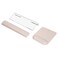 MOSISO Computer Keyboard StandWrist Rest Support for Keyboard Mouse Pad Set Ergonomic Massage Wrist Rest Set Easy Typing Working Acrylic Clear Stand for Office Home Apricot