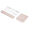 MOSISO Computer Keyboard StandWrist Rest Support for Keyboard Mouse Pad Set Ergonomic Massage Wrist Rest Set Easy Typing Working Acrylic Clear Stand for Office Home Apricot