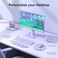 MOKURU Cloud Mouse Pad with Wrist Rest Cloud Keyboard Wrist Rest Mouse Pad Wrist Support Ergonomic Keyboard Mouse Wrist Support Purple