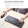 JIKIOU LeftHanded and RightHanded Truly Ergonomic Wrist Rest for Mouse and Keyboard Carpal Tunnel Support Pain Relief AntiFatigue Easy Glide Office Computer Laptop Gaming LeftRight