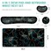 Jinaply Keyboard Mouse Pad SetLarge Gaming Mouse PadKeyboard Wrist RestWrist RestCoasterComputer Desk pad Set Wrist Support for Office Desktop Laptop 354 x 157 Extended Desk Mat Floral