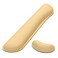 Dapesuom Enlarge Keyboard Wrist Rest Memory Foam Wrist Cushion for Desk Mats Support Cute Typing Pain Relief Keyboard Mouse Pad Rests Set with NonSlip Base for Gaming Laptop Office Navajo White