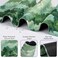 WFCYGL Green Cloud Mouse Pad and Keyboard Wrist Rest 4PCS Extended Forest Mountain Aesthetic Large Desk Mat Pad Set Memory Foam NonSlip Cute Ergonomic Gaming Mouse Pad Wrist Support for Computer Home