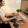 LJYZMD Silky Cloud Wrist Rest for Keyboard Mouse Memory Foam Ergonomic Support AntiSlip Base 169 Arm Rest Fits FullSized Keyboards Typing Pain Relief for Office Gaming Personalized Desktops