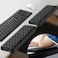 JIKIOU LShaped Desk Elbow Pad for Desk Memory Foam Elbow Support Padding with NonSlip 2 Pack Ergonomic Desk Edge Cushion Wrist Comfort Support for Office Home Black