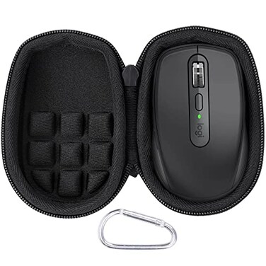 co2CREA Hard Case replacement for Logitech MX Anywhere 3S Anywhere 3 Anywhere 2S Anywhere 2 Compact Performance Mouse Graphite Case
