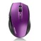 TECKNET Bluetooth Mouse 4800 DPI Wireless Mouse 2Year Battery 6 Adjustable DPI 6 Buttons Compatible with LaptopWindowsComputer Purple