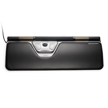 Contour RollerMouse Red Ergonomic Mouse for Shoulder Forearm Wrist Strain Relief for RSI Carpal Tunnel Centered Rollerbar 6 Customizable Buttons 10 Speed Settings MacPC Compatible Wired Plus