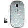 KAWAMOUSE 24G Ergonomic Portable USB Wireless Mouse for PC Laptop Computer Notebook with Nano Receiver Girl Unicorn