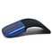 WUDEMWWFE Bluetooth Arc Touch Travel Mouse Foldable Slim and Portable Mini Wireless Computer Mouse Folding Optical Mice for Microsoft Laptop Notebook Tablet Black Blue