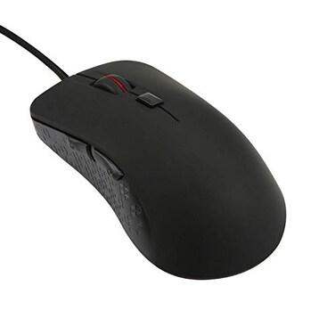 ValueRays Heated Mouse Quiet Click Heated Buttons Universal Size Solid Black