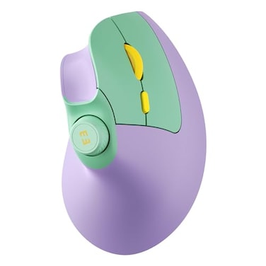 seenda Ergonomic Mouse Wireless MOU302 Bluetooth Vertical Mouse Rechargeable Volume Knob Silent Mice 100016002400 DPI 3 MultiDevice Connection for WindowsPCLaptopMacMacBook Purple