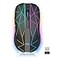 Rii RM200 24G Wireless Mouse with USB Nano Receiver 5 Buttons Rechargeable MouseColorful Backlit RGB Gaming Mouse for NotebookPCComputerBlack