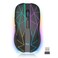 Rii RM200 24G Wireless Mouse with USB Nano Receiver 5 Buttons Rechargeable MouseColorful Backlit RGB Gaming Mouse for NotebookPCComputerBlack