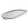 FENIFOX Wireless Bluetooth Mouse UltraThin Flat and Slim Silent USBC Rechargeable Travel Mini Portable Mouse for Mac iPad Laptop MacBook Tablet Chromebook White and Silver