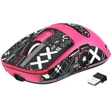 MANBASNAKE ATTACK SHARK X3 Wireless Gaming Mouse 49g Lightweight Triple Mode Ergonomic Computer Mouse PAW3395 26K DPI Sensor200h Battery Life Griptape Programmable Buttons for PCMacWin Berry