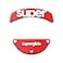 Pulsar Gaming Gears Superglide2 New Controllable Speed Textured Surface Smoothest Mouse FeetGlides Made with Ultra Strong Glass Smooth and Durable Sole for Razer Orochi v2 TypeC Red