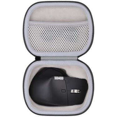 khanka for Logitech Mx Master 3 Master 3S Case Hard Travel Case for Logitech Mx Master 3S 3 Advanced Wireless MouseCase OnlyGraphite Black Case