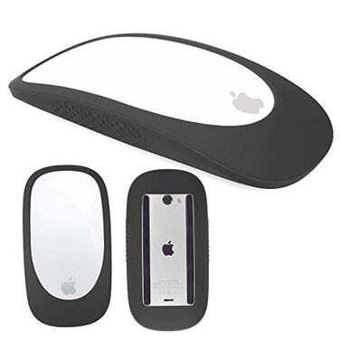 Hi Color NT Silicone Case Cover Protective Skin for Magic Mouse 12 Silicone Case for Apple Magic iPad Mouse Black