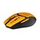 Uciefy Bluetooth Wireless Mouse BT505124GHz USB C Rechargeable LED Mouse Battery Level Visible Honeycomb Magnetic Shell Cover with USB Receiver TypeC Adapter for LaptopPCMaciPad Orange