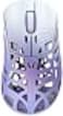 KEEBMONKEY WLMOUSE Sword X Lightweight Magnesium Alloy Wireless Gaming Mouse 8KHz Polling Rate PAW3950 HS Sensor 5030000 DPI OM TTC Switches OM Opticals WhitePurple