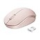 seenda Wireless Mouse for Laptop 24G Noiseless Mouse with USB Receiver Optical Tracking Portable Computer Mice for Chromebook PC Tablet Windows System 24 Months Battery Life Pink
