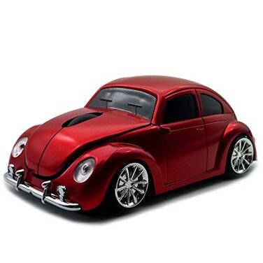 TDRTECH Cool Sports Car Shaped 24GHz Optical Gaming Mouse for PC Laptop Red