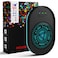 TECH8 USA Undetectable Mouse Mover Jiggler with Ambient Glow Ring and Hologram Disc for Laptops PC No Software Random Movement Designed Patented and Trademarked in USA 3D Hologram Alien