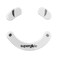 Pulsar Gaming Gears Superglide Glass Mouse Skates Super Smooth Glide Polished Round Edge Super Fast Gaming Mouse Feet with Durable Sole for Razer Deathadder v3 Pro TypeS White