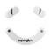 Pulsar Gaming Gears Superglide Glass Mouse Skates Super Smooth Glide Polished Round Edge Super Fast Gaming Mouse Feet with Durable Sole for Razer Deathadder v3 Pro TypeS White