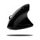 Adesso iMouse E10 Vertical Ergonomic Optical 6Button 24 GHz RF Wireless Mouse Right Hand Orientation Black