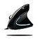 Adesso Wired Vertical Ergonomic Illuminated Optical 6Button USB Mouse Right Hand Orientation Black