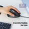 Perixx Perimice513L Wired Vertical Ergonomic Mouse with 2 DPI 6 Button Optical Ergo Mouse with 2 Level DPI Switch 1000 1600 Left Handed Black